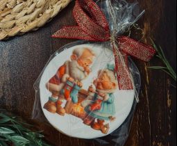 Galleta Personalizada Oblea Mr & Mrs Santa